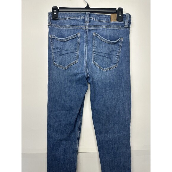American Eagle Juniors Super High Rise Jegging, Size 4, Waist 27.5", Inseam 28 - Picture 4 of 8